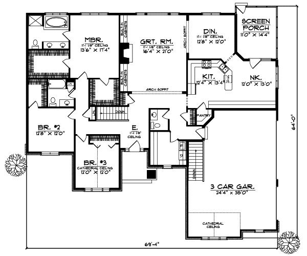 Main Floor Plan: 7-327