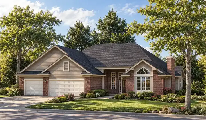 Traditional house plans 7-331 - front exterior, 1,892 sq ft, 3 bed, 2 bath house plans | Monster House Plans