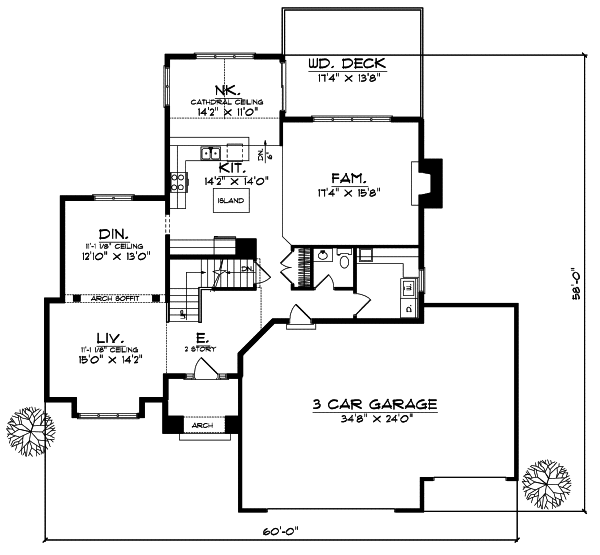 Main Floor Plan: 7-333