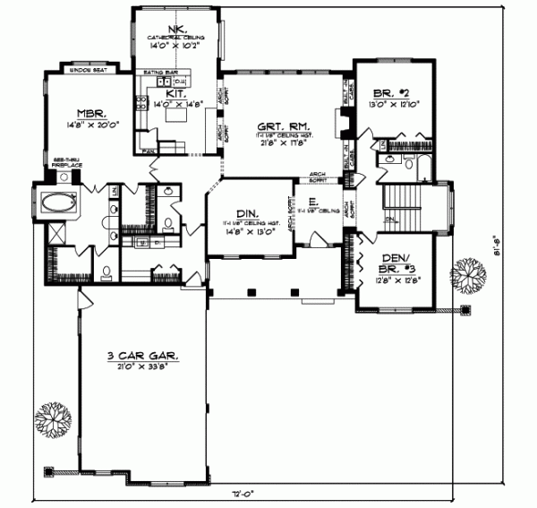 Main Floor Plan: 7-334
