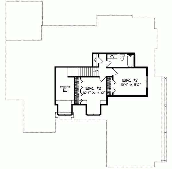 Upper/Second Floor Plan: 7-337
