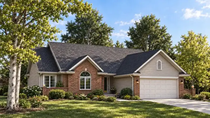 Traditional house plans 7-338 - front exterior, 1,763 sq ft, 3 bed, 2 bath house plans | Monster House Plans