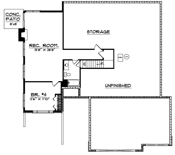 Lower Floor Plan: 7-342