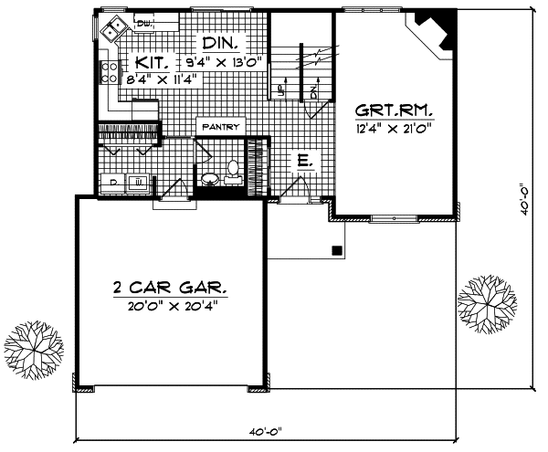 Main Floor Plan: 7-344