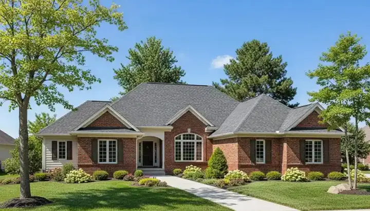Traditional house plans 7-346 - front exterior, 3,050 sq ft, 4 bed, 3 bath house plans | Monster House Plans