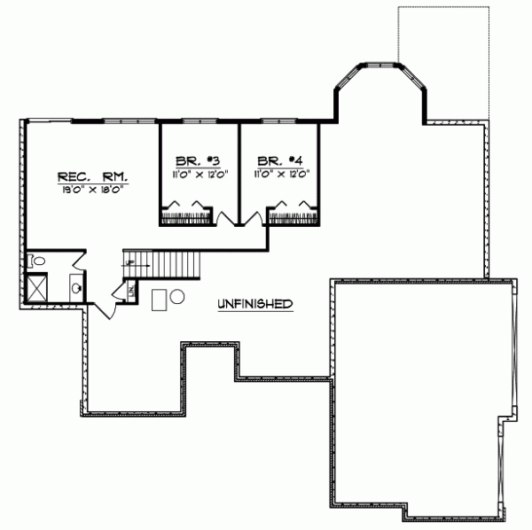 Lower Floor Plan: 7-346