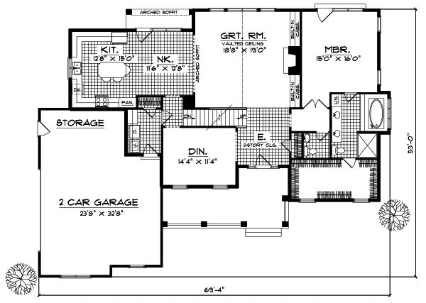 Main Floor Plan: 7-351