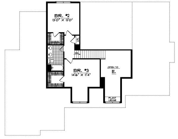 Upper/Second Floor Plan: 7-351