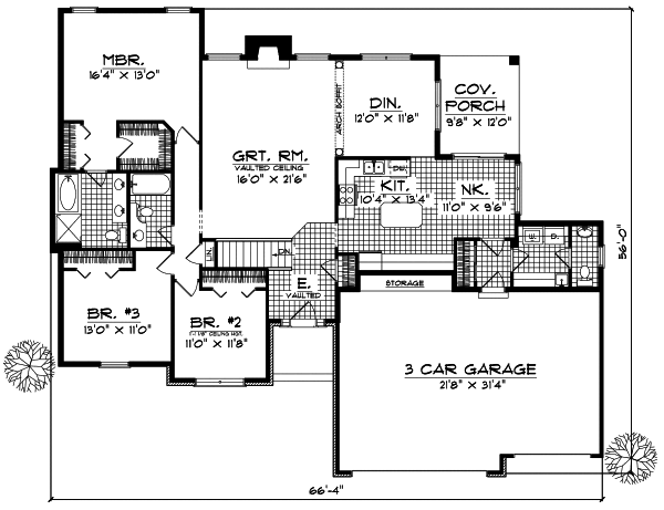 Main Floor Plan: 7-353