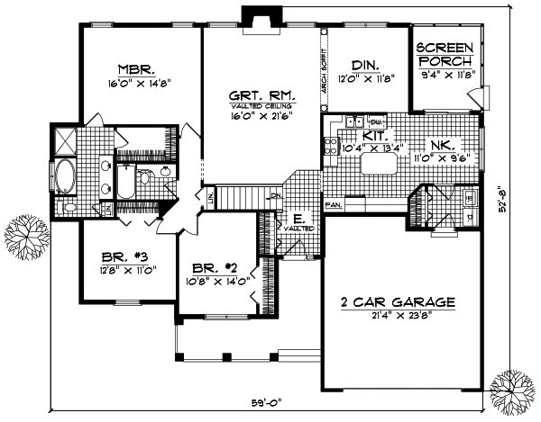 Main Floor Plan: 7-354