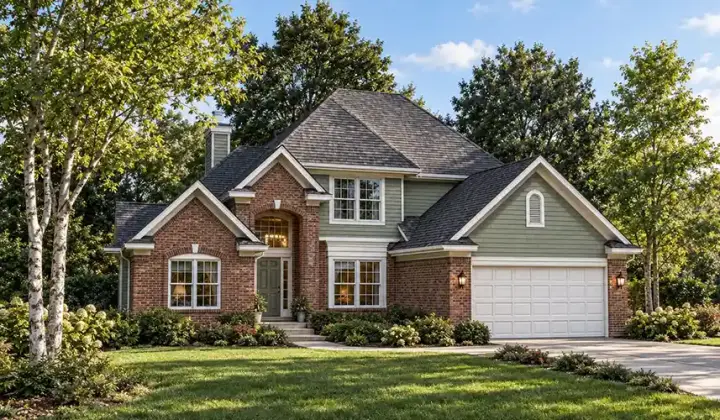 Traditional house plans 7-357 - front exterior, 2,249 sq ft, 4 bed, 2 bath house plans | Monster House Plans
