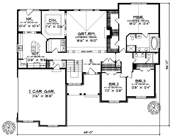 Main Floor Plan: 7-358
