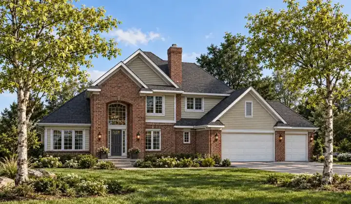 Traditional house plans 7-360 - front exterior, 2,512 sq ft, 3 bed, 2 bath house plans | Monster House Plans