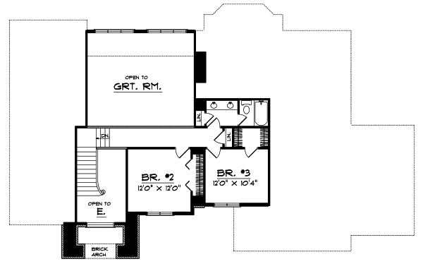 Upper/Second Floor Plan: 7-360