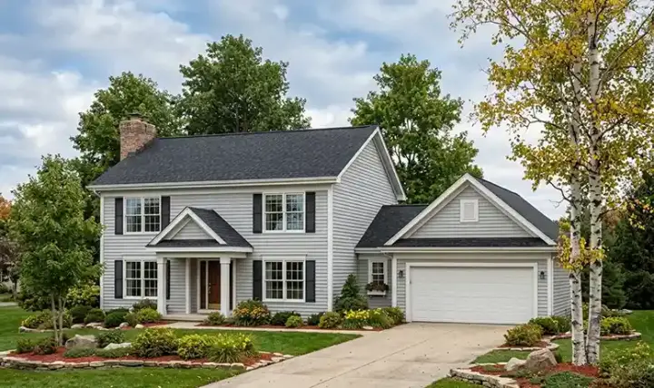 Colonial house plans 7-362 - front exterior, 1,553 sq ft, 3 bed, 2 bath house plans | Monster House Plans