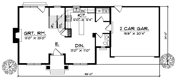 Main Floor Plan: 7-362