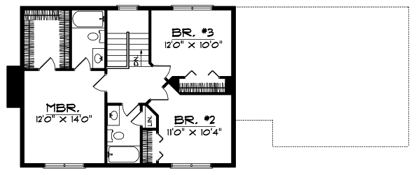 Upper/Second Floor Plan: 7-362