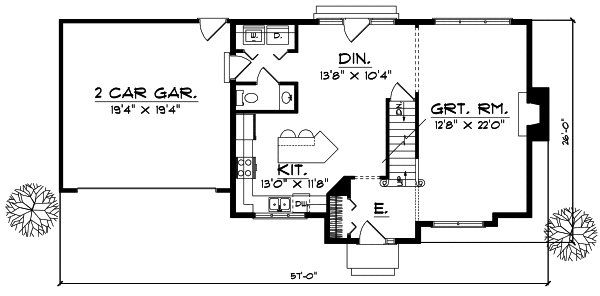 Main Floor Plan: 7-363