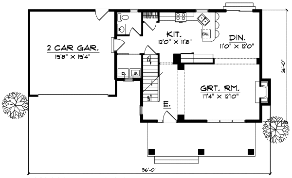 Main Floor Plan: 7-364
