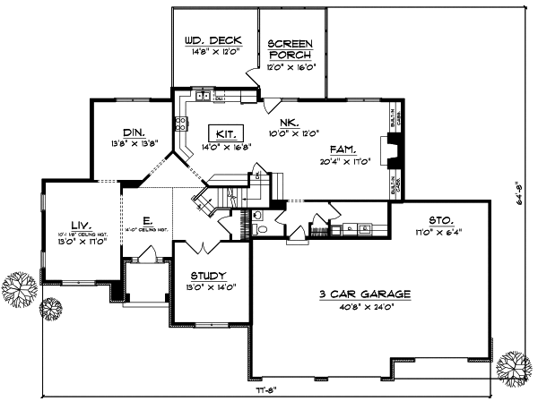 Main Floor Plan: 7-371