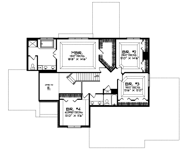 Upper/Second Floor Plan: 7-371