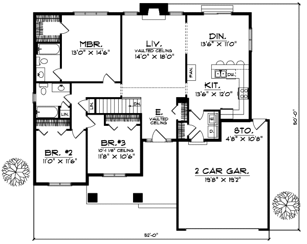 Main Floor Plan: 7-375