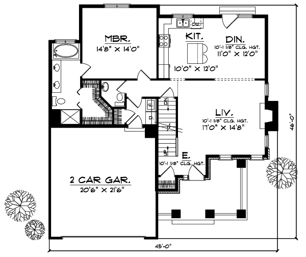 Main Floor Plan: 7-376