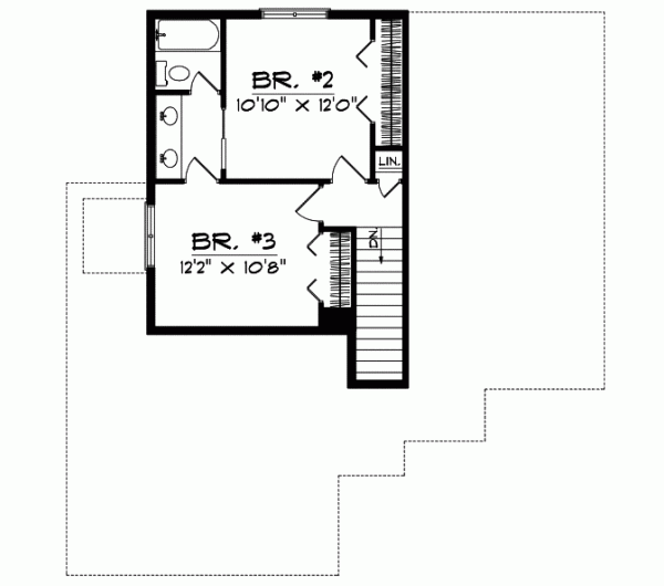 Upper/Second Floor Plan: 7-376