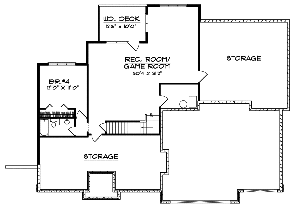 Lower Floor Plan: 7-380
