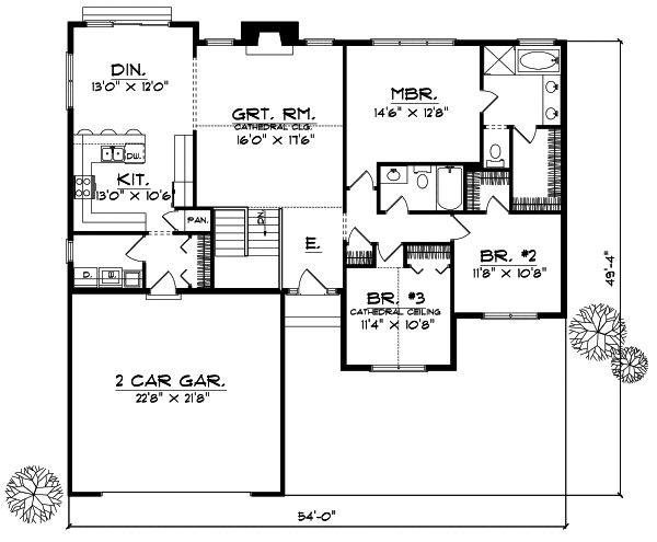 Main Floor Plan: 7-381