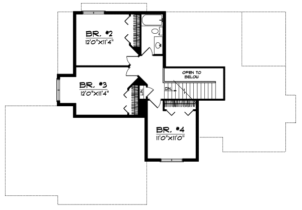 Upper/Second Floor Plan: 7-382