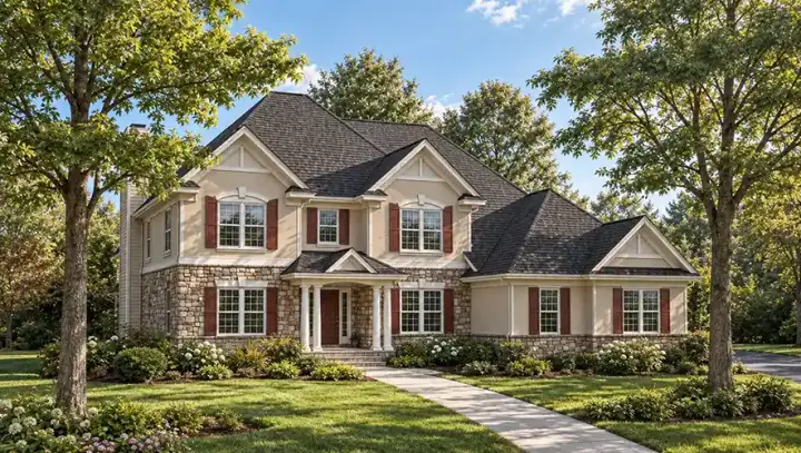 Traditional house plans 7-385 - front exterior, 2,891 sq ft, 4 bed, 2 bath house plans | Monster House Plans