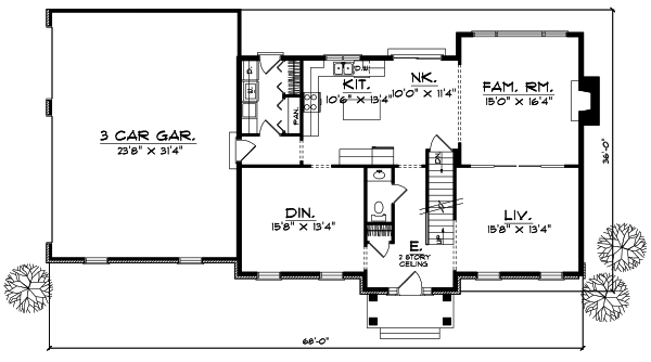 Main Floor Plan: 7-386