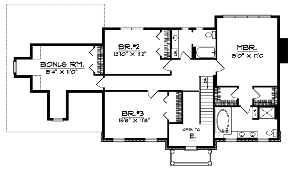 Upper/Second Floor Plan: 7-386