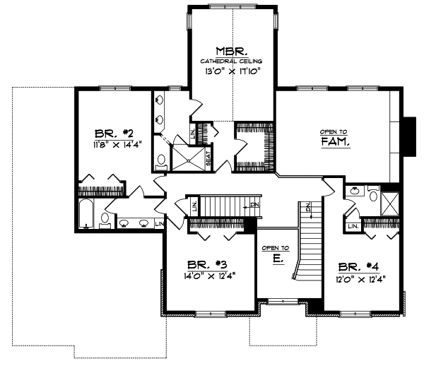Upper/Second Floor Plan: 7-389