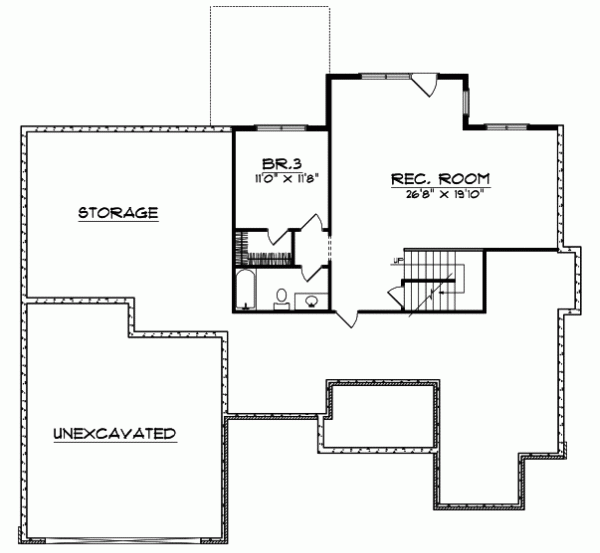 Lower Floor Plan: 7-392