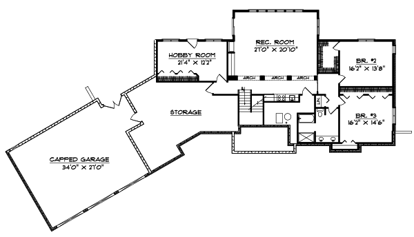 Lower Floor Plan: 7-393