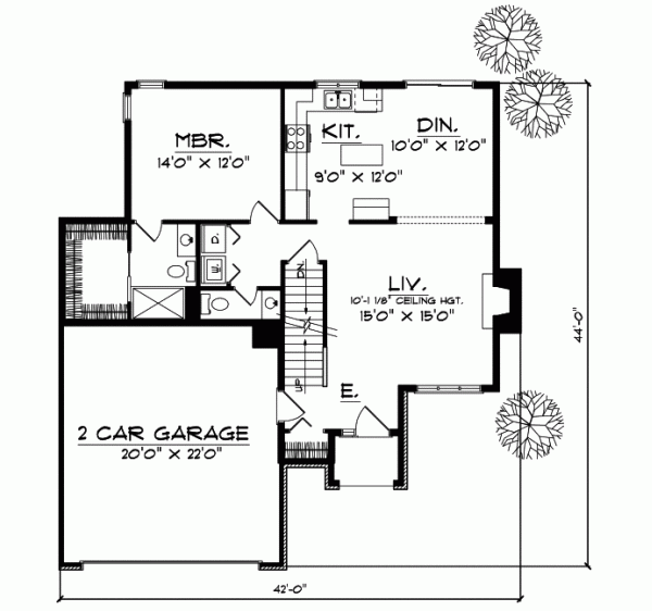 Main Floor Plan: 7-395