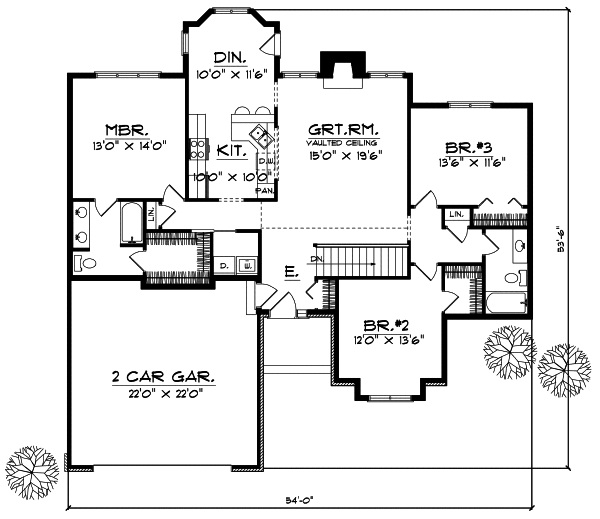 Main Floor Plan: 7-396