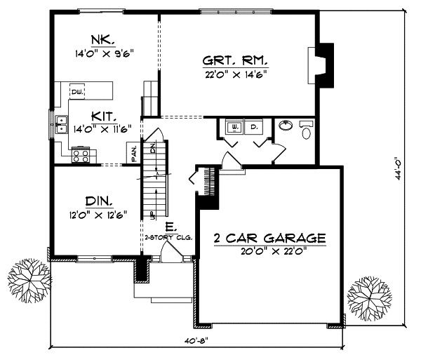 Main Floor Plan: 7-398