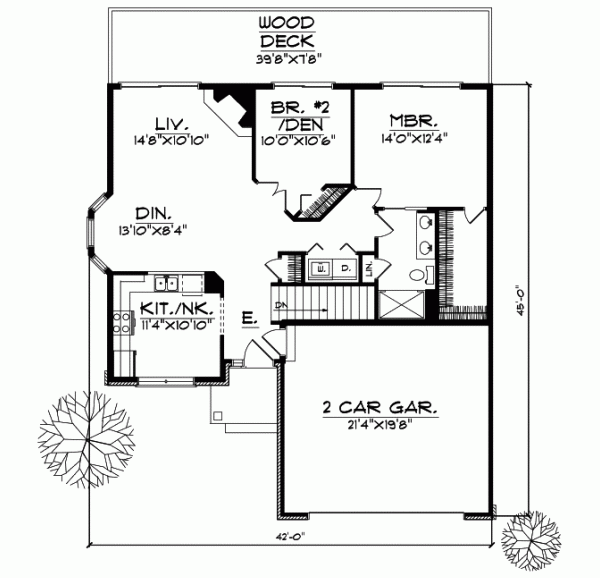 Main Floor Plan: 7-402