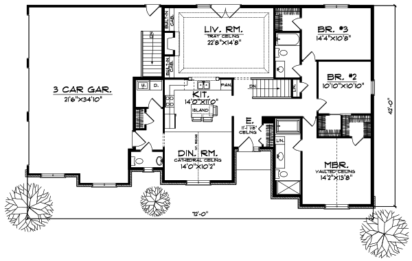 Main Floor Plan: 7-404