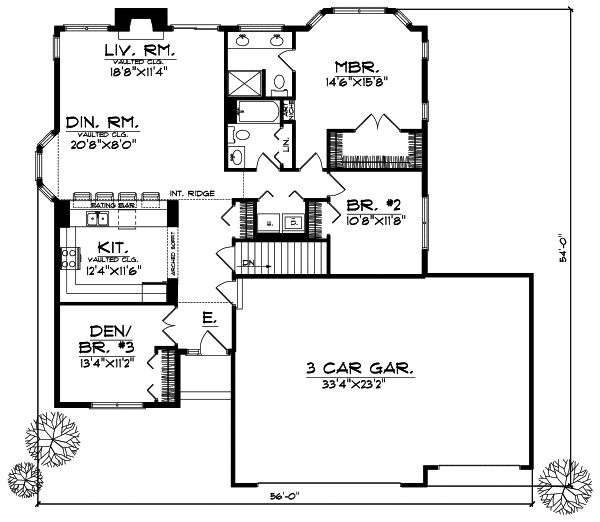 Main Floor Plan: 7-405