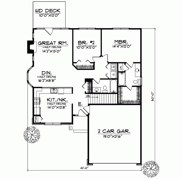 Main Floor Plan: 7-406