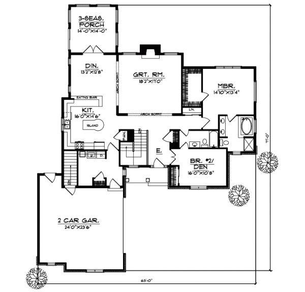 Main Floor Plan: 7-407