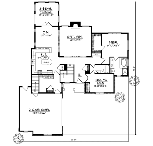Main Floor Plan: 7-408