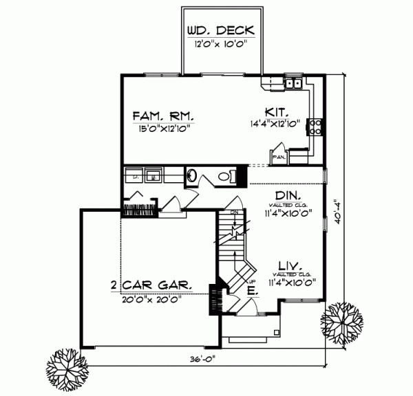 Main Floor Plan: 7-409
