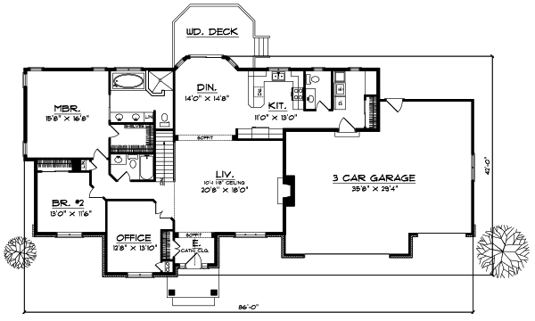 Main Floor Plan: 7-410