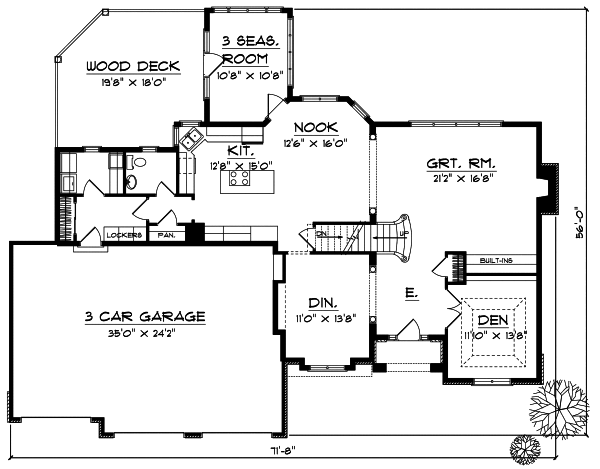 Main Floor Plan: 7-413