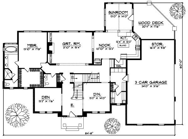 Main Floor Plan: 7-414
